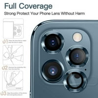 Jandel kompatibilan je za iPhone Pro Max iPhone Pro zaštitnik objektiva za iPhone, 9h kaljeno stakleni