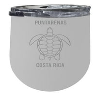 Puntarenas Costa Rica oz bijelog lasera Izolirana vina od nehrđajućeg čelika