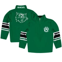 Mladi zeleni sjeverozapad Missouri država Bearcats Logo tima Quarter-Zip Pulover dukseri