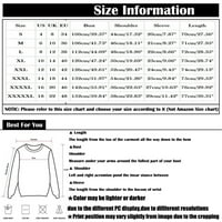Ženske vrhove Bluze Ženske kratke rukovanje Radni odjeća Grafički otisci modni V-izrez Ljetna tunika