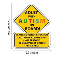 Koaiezne autisms Alarm zidne naljepnice za dječji automobili kamioni prijenosna računala ukrasni samoljepljivi