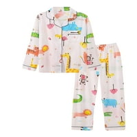 Luxplum Dame Sleepwear PJS pidžamas setovi Elastična noćna odjeća za noćnu odjeću Dvije odjeće Lounge
