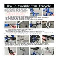 20 sklopivi triciklistički bicikl vihač sklopivi bicikl prijenosni tricikl kotači sive boje sa košarom