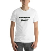 2xl informatika analitičara zabavna stil kratkih rukava pamučna majica po nedefiniranim poklonima