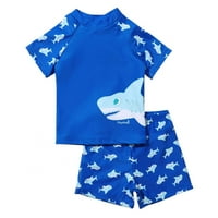 Dječak dječaka za bebe Dinosaur Outfits The Short Majica s kratkim rukavima TOP + kratke hlače Ljeto