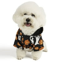 Pas Mačka Halloween Kostim Funny Hoodie Topla odjeća Cosplay odjeća za festival party Događaji s m l
