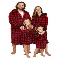 Brilliantme Porodica koja odgovara Božićne pidžame Žene Muškarci Dječak Djevojka Santa Revel ovratnik