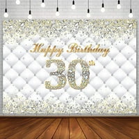 7x5ft Happy 30. rođendanska zabava za rođendan fo