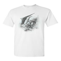 Stari i more Hemingway Fish Salih Gonenli Artworks Funny DT Odrasli majica Tee