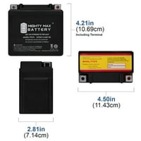 YTZ7S 12V 6Ah zamjenska baterija kompatibilna sa KAWASAKI KF 21- - Pack