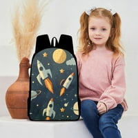 Slatki prostorni ruksak, torbe za knjige za dječake, leđa, fakultet ruksaka za djevojčice, knjigovodbe