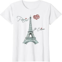 Eiffelov toranj I Love Paris Suvenir Francuska Pariška francuska majica