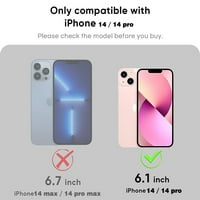 Saim Silikonski slučaj kompatibilan sa iPhone Pro CASE, naklopac s udarnim silikonskim telefonom s zaštitom