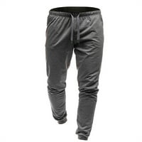 Eashery Men Hlače Ležerne prilike opuštene fit ravne fit Easy Khaki Hlače opuštene pantalone na plaži za muškarce