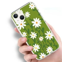 Flower Transparenty Phonecase za iPhone Pro MA Plus Girl Slatka cvjetna bistra mekani poklopac