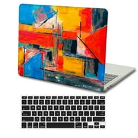 Kaishek plastična tvrda kućišta poklopac samo kompatibilan rel. Novi macBook Air 13 ID dodira + crni