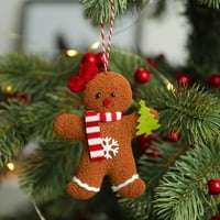 TUMUMT ukrasi za ukrase božićnog drvca, Gingerman Hanging Charms Christright Ornament ornament Odrezi