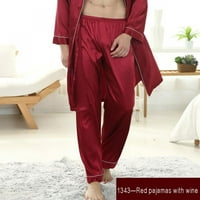 Yinrun muns saten svilena rublja pidžamas hlače noćna odjeća loungewear padžama dno pantalone