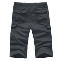 DMQupv muške hlače za slobodno vrijeme modnih kombinezona s više džepnim ljetnim muškim hlačama i muškim