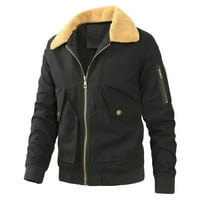 GUBOTARE jakne za muškarce Zimska modna casual pune boje patentne jakne