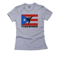 PUERTO RICO OLYMPIC - Taekwondo - zastava Ženska pamučna majica