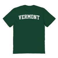 Vermont grafička narančasta muška majica