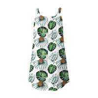 Honeeladyy Clearance ispod 5 $ Ljetna boemska haljina za žene Casual Beach Sling haljina morska obala