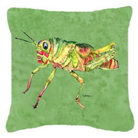 Carolines Treasures Grasshopper na Avacadu unutarnjim i vanjskim tkaninom Dekorativni jastuk