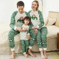 Porodično podudaranje pidžamas božićne jammies odjeća pamučna noćna odjeća za kućnu odjeću za spavanje