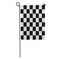 Provjera uzorka Šah Sažetak Crna bijela šahovnica Car Grid Provjeri vrt zastave Dekorativna zastava