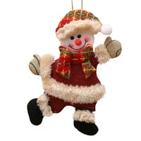 Božićni gnomi božićni ukrasi Poklon Djed Mraz Claus Snjegovinski jelena igračka lutka vješanje ukrašavanja