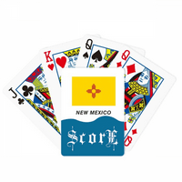 Američka državna obloga zastava Novi Meksiko Score Poker igračka karta Inde