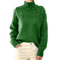 Džemper za žene Ženske turteneck džemper Ženski džemper za vrat za žene pada odjeće