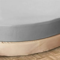 Okrugli krevet ugrađeni lim pamučni navoj, opremljeni donji list 5 Jastučnica za duboki džep - okrugli