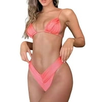 Booker Dva kupaće kostimu za žene Ležerne prilike za ispis Refle Strup Bikini kupaći kostimi za kupanje