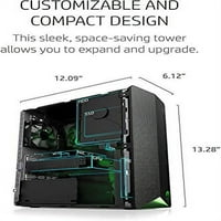 TG Pavilion Gaming Desktop Intel 10th 6-Core i5- 16GB DDR 256GB PCIE SSD 1TB HDD Intel UHD grafika HDMI