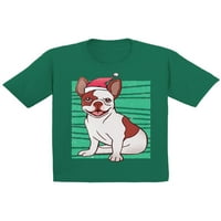 Awkward Styles ružna božićna majica za djevojke dječake Xmas Bulldog majica