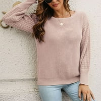 Buigttklop Vrijeme i TRU džemperi za žene čišćenje Ženske šuplje šuplje ubodeći džemper ženska jesen