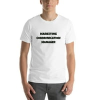 Marketing komunikacijski menadžer Zabavni stil kratkih rukava pamučna majica majica po nedefiniranim