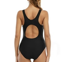 Vivianyo HD Bikini kupaće komisije za žene Žene Sportski kupaći kostimi Konzervativni blokiranje kolora bez ikakvih kože za povrat novca