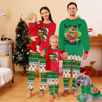 Božićne pidžame, božićne padžame hlače za porodične parove pidžame