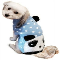 Modni džemperi za pse PET Panda plavi