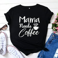 Mama treba majica ljubavnice za kafu za majicu mamine kofeine tee vikend