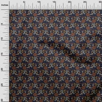 Onuone pamučne ploče od lišća tkanina i cvjetni blok Ispis tkanine bty wide