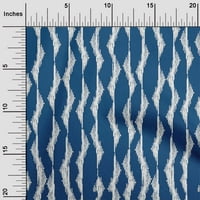 Onuone pamučna fleta tkanina apstraktna pruga Ikat Ispis tkanina sa širokim dvorištem