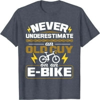 Nikada ne podcjenjujte starog momka na e-biciklističkoj biciklističkoj majici