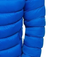 Božićni ponude Aoochasliy muški kaputi Outerwear Solid Color postolje ovratnik zatvarač na ramenu Rok