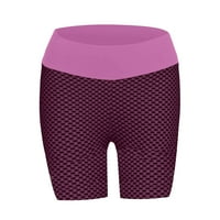 Gyouwnll Women's Ležerne prilike za uska podizanje zadirkivanje zadirkivanje fitness sportske kratke hlače