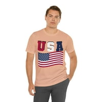 Crvena, bijela i plava košulja, majica 4. jula, američka majica za zastavu