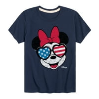 Disney - Americana - Minnie Zastava zastava - Grafička majica mališana i mladih kratkih rukava